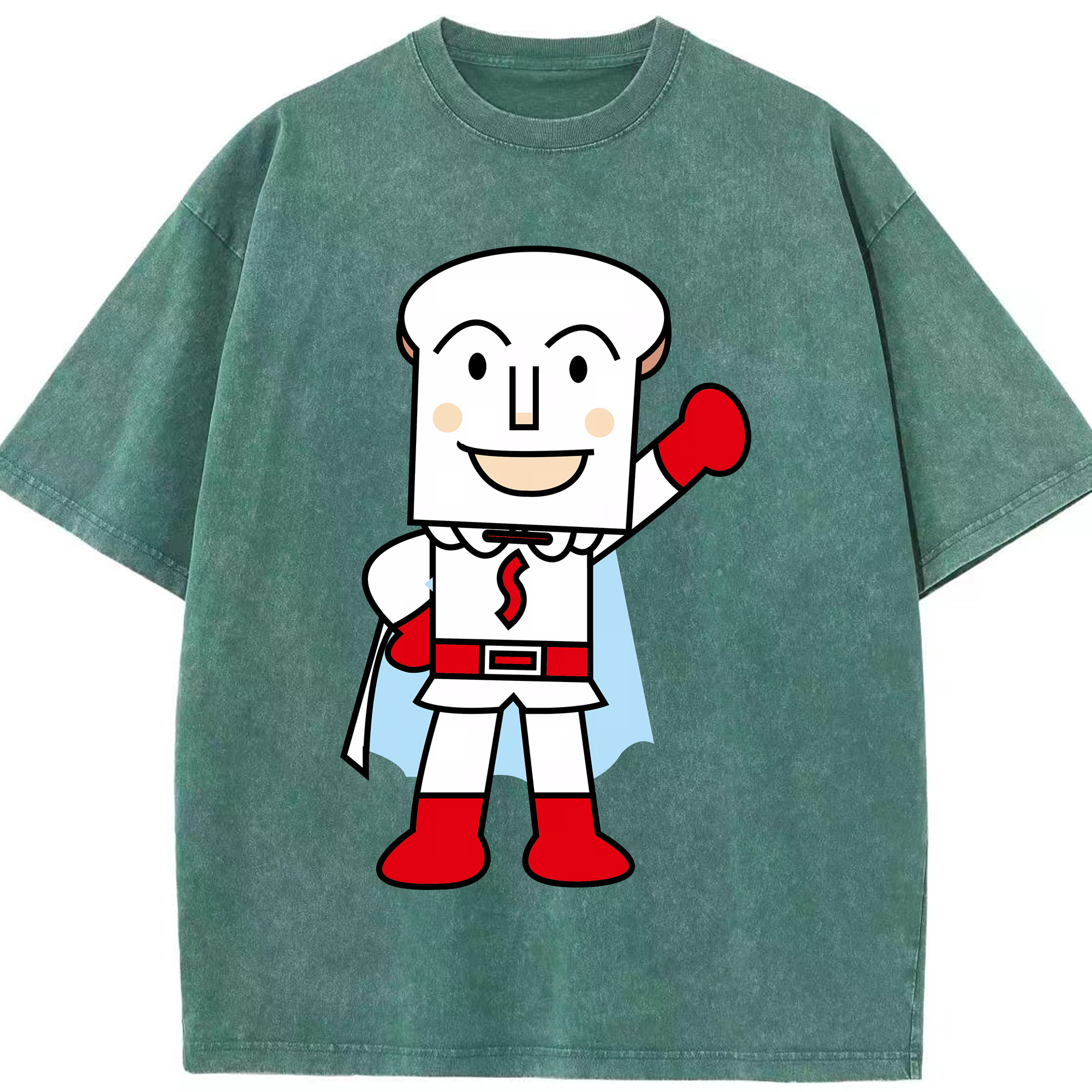 （画像用） アンパンマン Anpanman 綿100% ヴィンテージ風 半袖Tシャツ（フロントプリント）